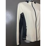 Ralph Lauren Lauren Jacket Womens Small White Gray Hooded Full Zip Activewear Photo 1