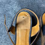 36.5 NEW $ COCLICO Midwood Wedge Sandals ( 38 1/2 ) - Navy Blue Photo 1