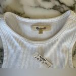 Madewell NWT High Neck in Sleekhold White Tank Top US Women XS Photo 6