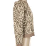 Tuckernuck  Cream and Tan Puff Sleeve Sweater Photo 2