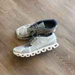 on cloud  5 Running Shoes in color “Surf/Cobble” Photo 2