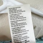 Free People Honey Cable Pullover Cableknit Sweater in Siren Blue Combo Womens L Photo 7