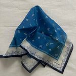 Blue and white letter toss print bandana 0320 Photo 0