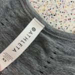 Athleta  Foothill Heather Gray Long Sleeve Running Active Top Perforated Size XS Photo 4