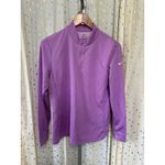 Nike Women's Dri-FIT Standard Fit Quarter Zip Track Pullover Shirt Jacket M Photo 1