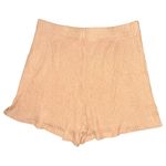 Reformation  Jeans Size S Marble Tan 2 Two Piece Ribbed Wesley T-Shirt Short Set Photo 4