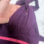 Burberry  silk babydoll dress purple Sz 38 Photo 6