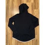 Nike Tech Women's Small S Fleece Full Zip Hoodie Black White EUC Photo 3