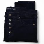 Veronica Beard Debbie 10” Skinny Raven Black Skinny Jeans Size 31 Button Fly EUC Photo 4