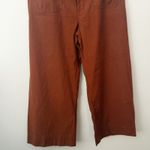 Anthropologie MAEVE x  | The Colette Wide-Leg Pants Linen Viscose Bld. Brown | 33 Photo 3