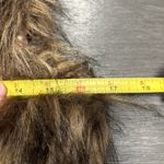 Forever 21  Faux Fur Vest Size PS Womens  Open Front Boho Glam Retro Festival Photo 4