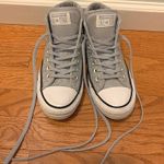 Converse Gray Mid-Top Sneakers Photo 0