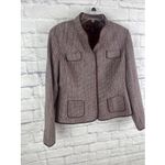 Valerie Stevens  Wool Blend Women's Boucle Tweed Classic Blazer Size 14 Photo 3