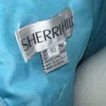 Sherri Hill  Prom Dress Turquoise Blue Beaded Altered Size 10 Photo 7