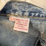 Don’t Stop‎ Acid Wash High Waisted Cotton Denim Shorts Size 13/14 Blue Photo 6