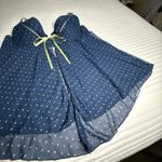 Cacique Babydoll Chemise Lingerie Blue Polka Dots Lined 26 / 28 Lined Underwire Photo 11