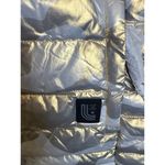 Lole Maria Metallic Gold Camouflage Puffer Vest NWT Sz Lg Zipper Closure Women Photo 3