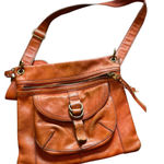 Fossil Women's Burnt Orange Leather Crossbody Bag Casual Style Photo 0