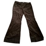 J. Jill Chocolate Corduroy Wide Leg Flare Pants Women's Size 18 Brown Photo 1