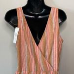 Anthropologie Drew Linen Jumpsuit Salmon Brown Size Small NWT Photo 5