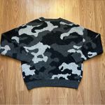 Lucky Brand Camo Wool Blend Crewneck Pullover Knit Sweater Women’s Size S Photo 5