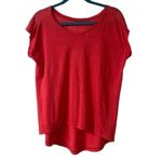 Eileen Fisher  pullover 100% linen sweater red color sz PP Photo 0