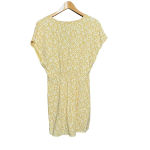 Abercrombie & Fitch Abercrombie & Fitch Yellow and White Floral Button Up Dress Size Small Photo 1