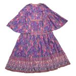 NWT SPELL & the Gypsy Collective Bianca Gown in Wisteria Floral Maxi Dress S Purple Photo 7