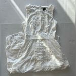 Taylor | Sleeveless White Eyelet Maxi Dress Size 8 Photo 0