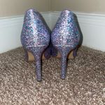 Nine West  Tatiana Pumps Purple Glitter Heels‎ Size 8 Photo 3