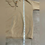 Cable & Gauge  Sport Pullover Hoodie Size XS Soft Tan Studio Women Quarter Zip Photo 4