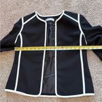 Kasper  Black White Trim Blazer ClassicWardrobe QuietLuxury OfficeCore Workwear 8 Photo 5