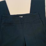 Van Heusen Women's Size 4 Small Dark Teal Slim Fit Flat Waist Pull-On Pants Photo 1