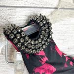 Wet Seal Vintage Y2K Black & Pink Floral One-Shoulder Ruched Side Top Size XS Photo 1