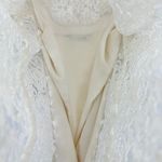 Diane Von Furstenberg  Lace Blouse Romantic Boho Sheer Lined Cottagecore US 10 Photo 11