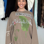 Russell Athletic  Brown Graphic Sweatshirt Photo 0