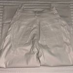 H&M Cream faux leather slim pants  Photo 2