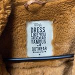 Boutique Wiya | Faux Suede Fur Full Zip Moto Jacket Camel Sz Medium Photo 1