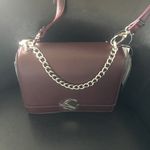 Nine West Hard Case Dk Garnet Crossbody with Chain Photo 2