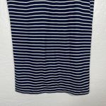 ATM Anthony Thomas Melillo Women M Blue White Stripe V Neck Dress Knit Pockets Size M Photo 8