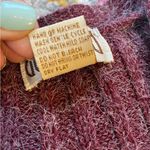 Vintage 90s/Y2K De Rotchild Cropped Cardigan Sweater Size L Purple Size M Photo 3