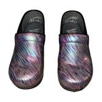 Dansko XP 2.0 Pastel Blur Print Patent Leather Clogs size EU 38/US 7.5-8 Photo 1