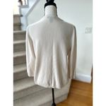 J.Crew  Collection Cream Cashmere Ruffle Front Cardigan Photo 1