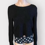 Maeve  By Anthropologie Women’s Black Small Cotton Blend Pullover Sweater Photo 0