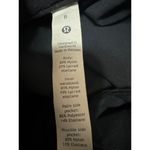 Lululemon Black Elastic Waist Straight Leg Activewear Paperbag Trousers Pants 8 Photo 3