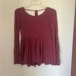 American Eagle  soft & sexy long sleeve top with lace detail size XS Photo 7