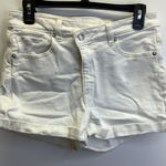 American Eagle  Outfitters Size 6 Women's White Jean Shorts, Preloved Photo 0