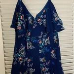 Forever 21 LG floral spaghetti strap romper Photo 1