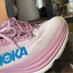 Hoka  Bondi 8 Sneakers running shoes PINK TWILIGHT WATERPARK cushioned Photo 5