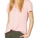 Sanctuary Clothing Womens Burnout Basic T-Shirt Pink Medium Photo 0